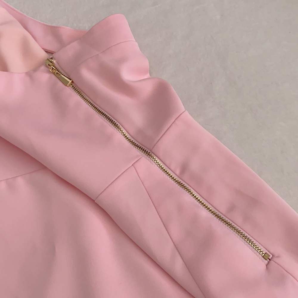 {Revolve} NBD x NAVEN | Mona Asymmetrical One Shoulder Mini Dress Lotus Pink (M) - Picture 8 of 16